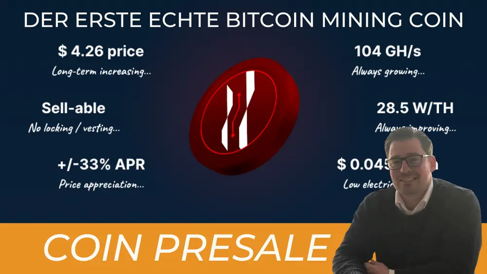 xIHS Presale startet - Der erste echte Bitcoin Mining Coin